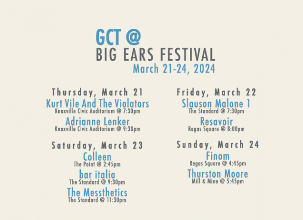 GCT @ Big Ears Festival | March 21-24