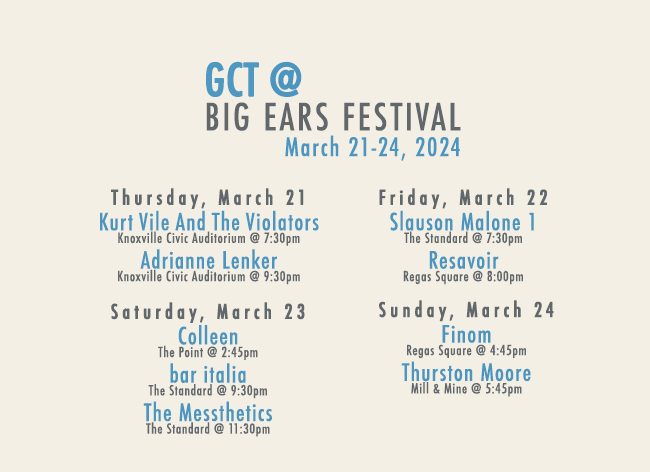 GCT @ Big Ears Festival | March 21-24