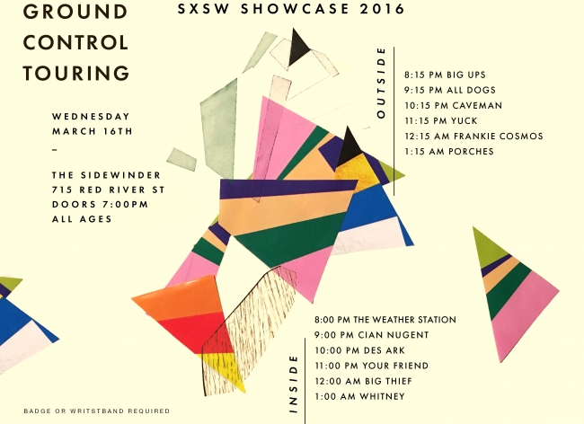 We’re hosting our official SXSW showcase next Wednesday at The Sidewinder