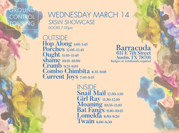 We’re hosting our official SXSW showcase on Wed, 3/14 at Barracuda!