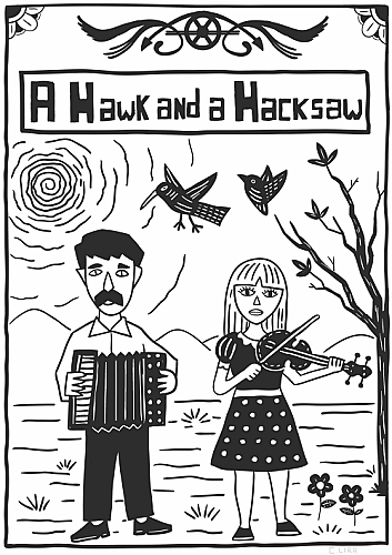 Promo photo for A Hawk and A Hacksaw