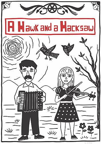 Promo photo for A Hawk and A Hacksaw